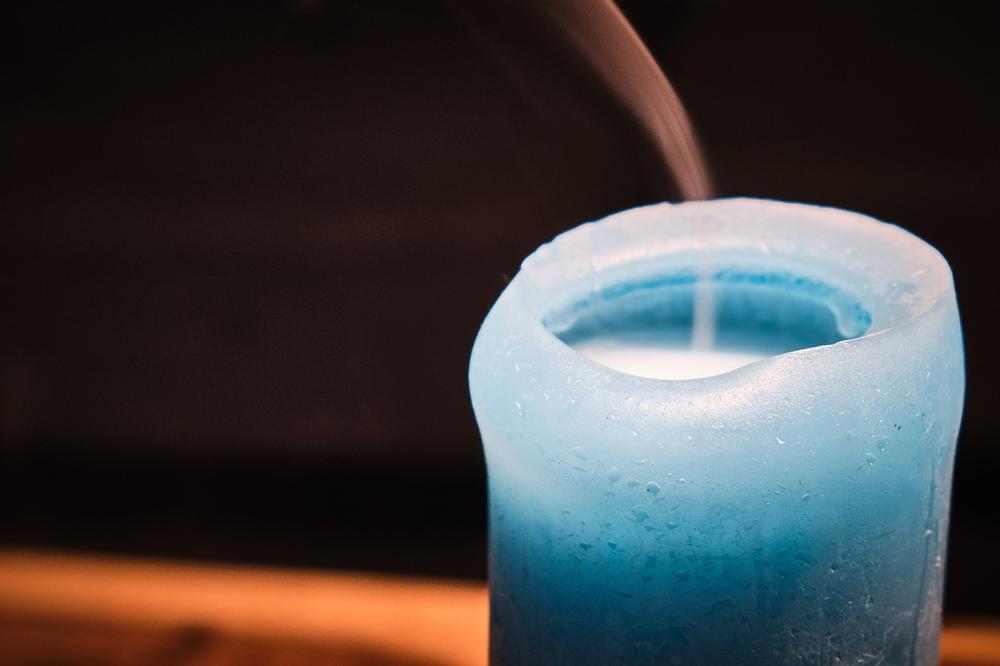 The Powerful Symbolism of Blue Candles
